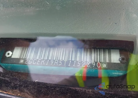 1996 Chevrolet Gmt-400 K1500 из США, поврежденный, VIN 2GCEK19R5T1152890